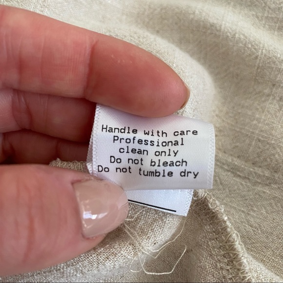 STORETS MALEAH RAW HEM LINEN SHIRT - Picture 9 of 11